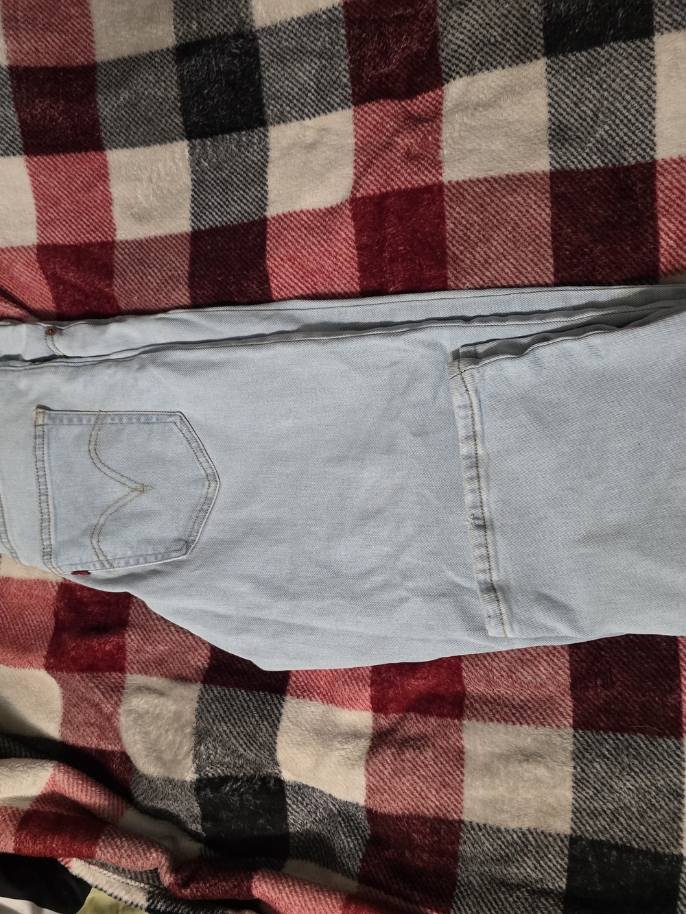 Womens High Waisted Button Front Levis Jeans